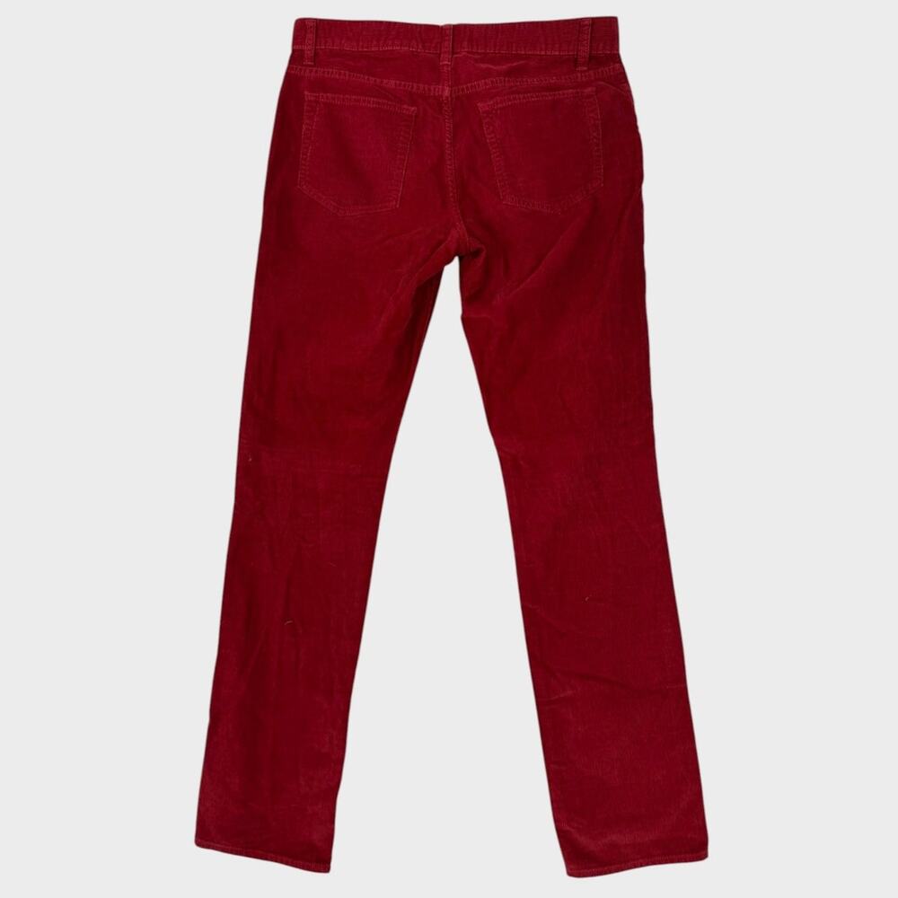 J. Crew 484 Slim Red Corduroy Pants Womens 31 x 34 - Picture 4 of 8